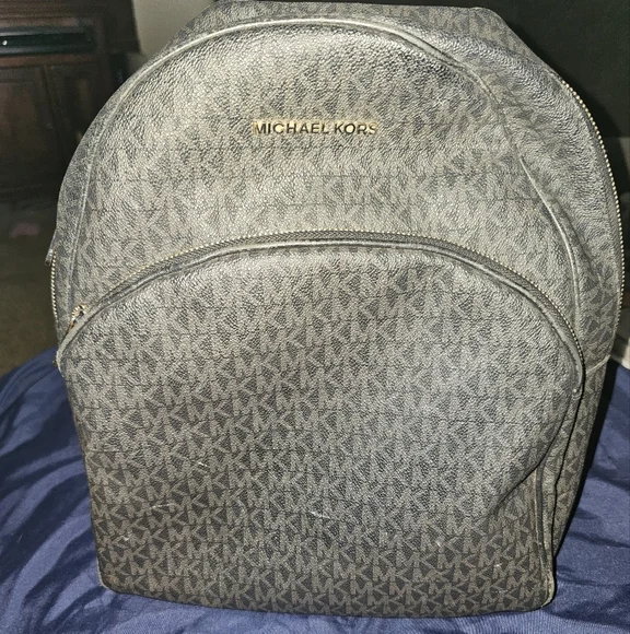 Michael Kors | Bags | Michael Kors Gray Designer Backpack  display picture 1